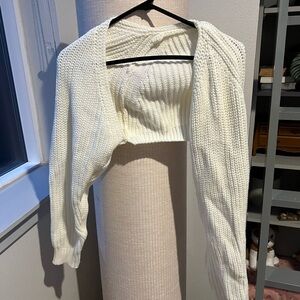 Elegant Cream Women's Sweater